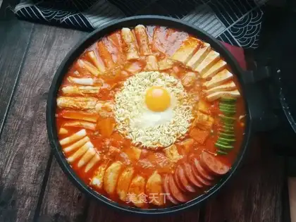 The Korean army fire pot