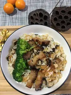 Porridge mushroom casserole