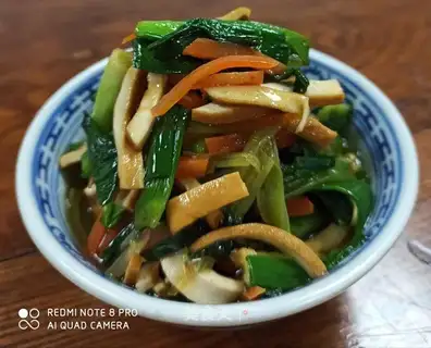 Garlic carrots and fragrance