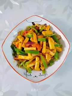 Tomato fried tofu