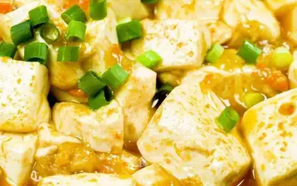 Crab butter tofu