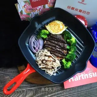 Fried steak