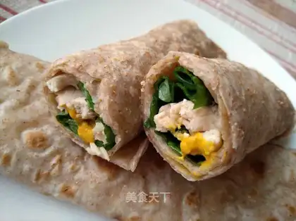 All-eat chicken burrito