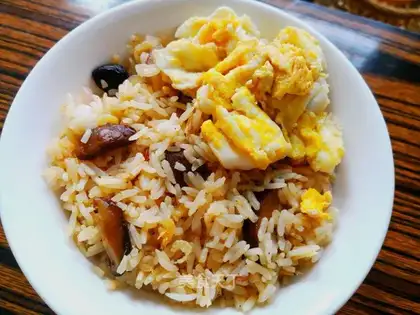 Fry mushrooms