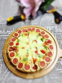 Bacon pizza by ham