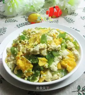 Pyramid duck eggs for fried tofu