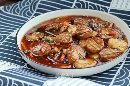 Apricot mushroom