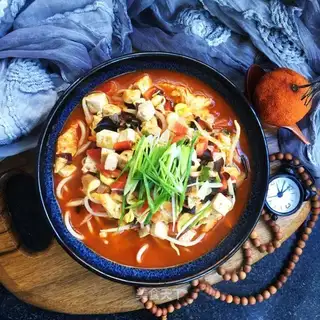 A tofu-based vegetable