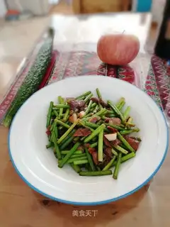 Garlic fried meat
