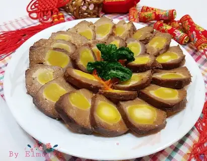 Salted egg fork