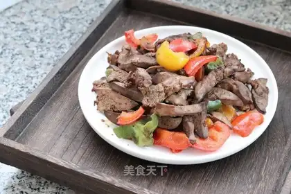 Pepper fried chicken liver