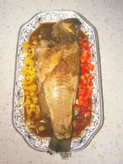 Fish bites sheep