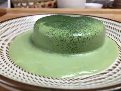 Hot milk pudding