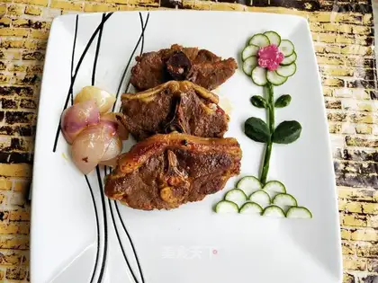 Butterfly lamb chops