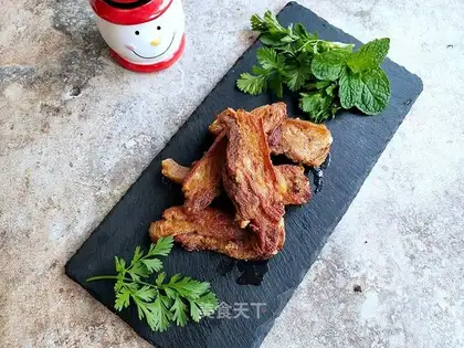 A roasted lamb
