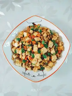 Tofu sauce with meat