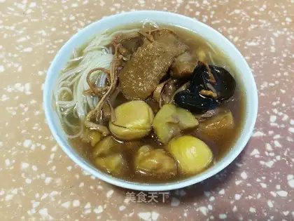 Porridge chicken soup