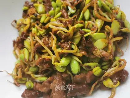 Black bean sprouts