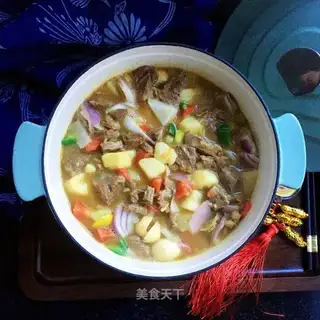 Curry potato stew