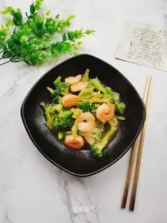 Shrimp broccoli