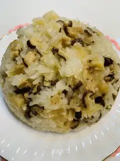 Dried rice for mushrooms