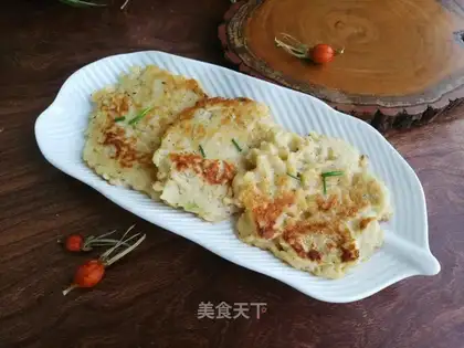 radish egg pancakes