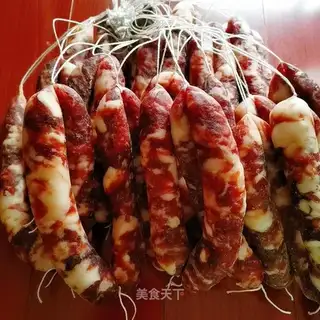 Homemade sausages