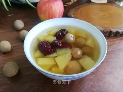 Cinnamon apple date tea