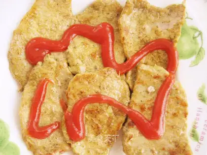 Pan-fried pork chop