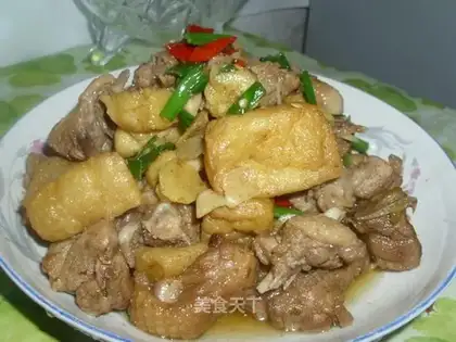 Oil tofu beer duck