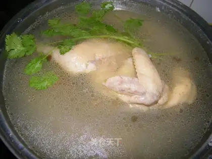 Chicken soup hot pot