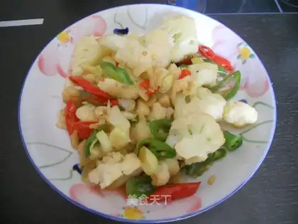 stir-fried cauliflower