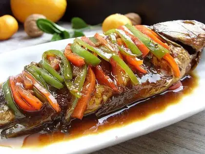 Home-cooked carp