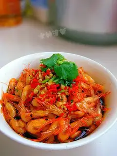 Shrimp in soy sauce