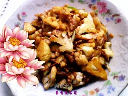 stir-fried cauliflower