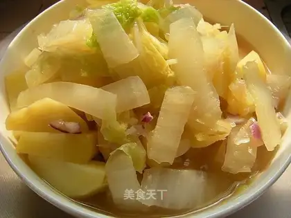 Potato and cabbage soup