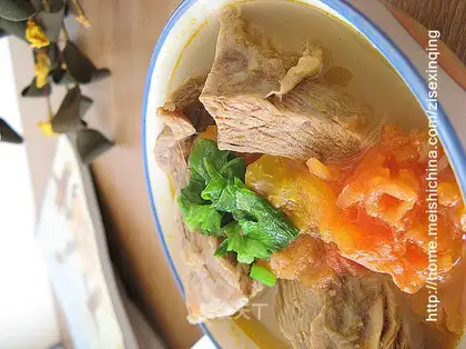 Tomato beef brisket