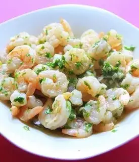 Garlic lemon shrimp