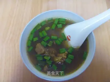 Curry beef soup