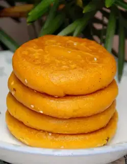 Pumpkin bean paste cake