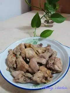 Pressure cooker version salt-roasted chicken legs