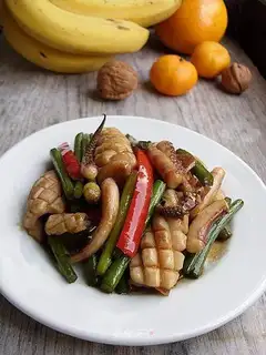 Squid in sweet sauce