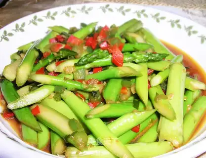 Asparagus peppers