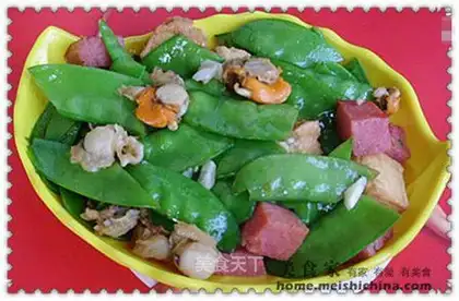 Stir fry peas