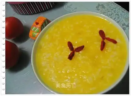 Sweet pumpkin porridge
