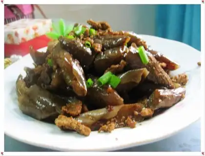 Minced pork and eggplant