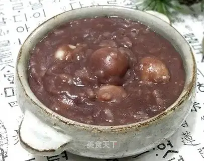 Korean red bean porridge