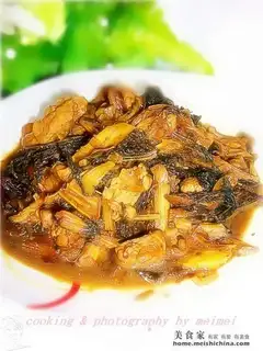 Braised pork with dried vegetables