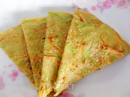 Double-shredded sesame egg cake