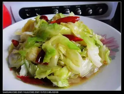 shredded cabbage